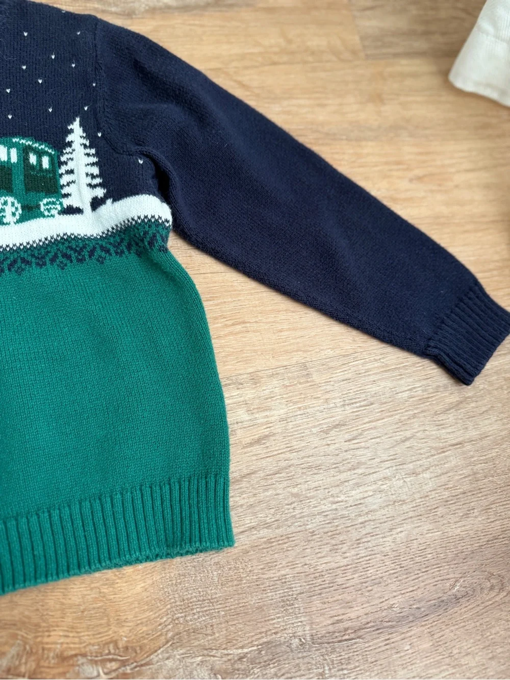 Janie and Jack Christmas Train Sweater